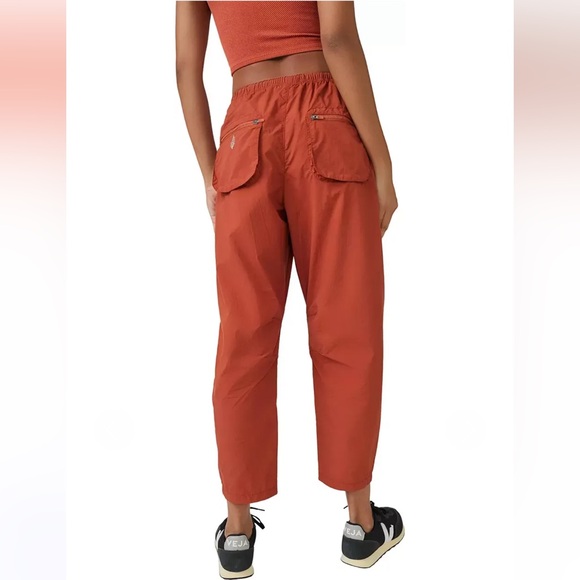Free People Fly By Night Parachute Baggy Lightweight Pants Size Small Nwot - Picture 3 of 11